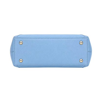 Totzen Blue Knotted Handle Tote Bag – Elegant Everyday Carry