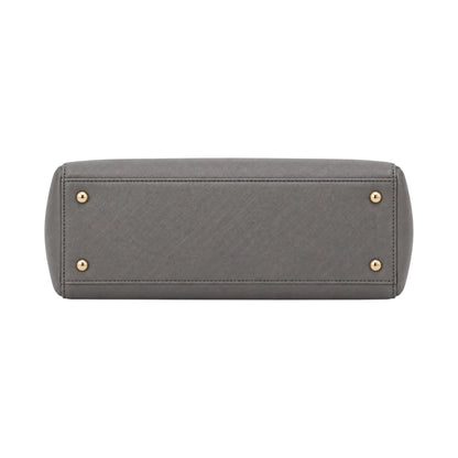 Totzen Grey Bow Detail Tote Bag – Elegant Tassel Front Design